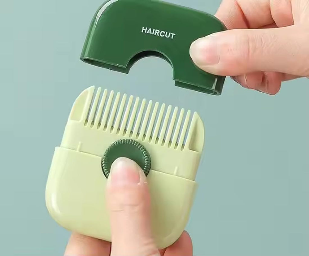 2-in-1 Hair Trimmer Razor Comb | Double-Sided Cutting & Styling Tool