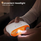 2-Speed Electric Nail Clipper & Polisher with LED, Safe for Kids & Seniors