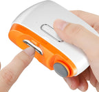 2-Speed Electric Nail Clipper & Polisher with LED, Safe for Kids & Seniors