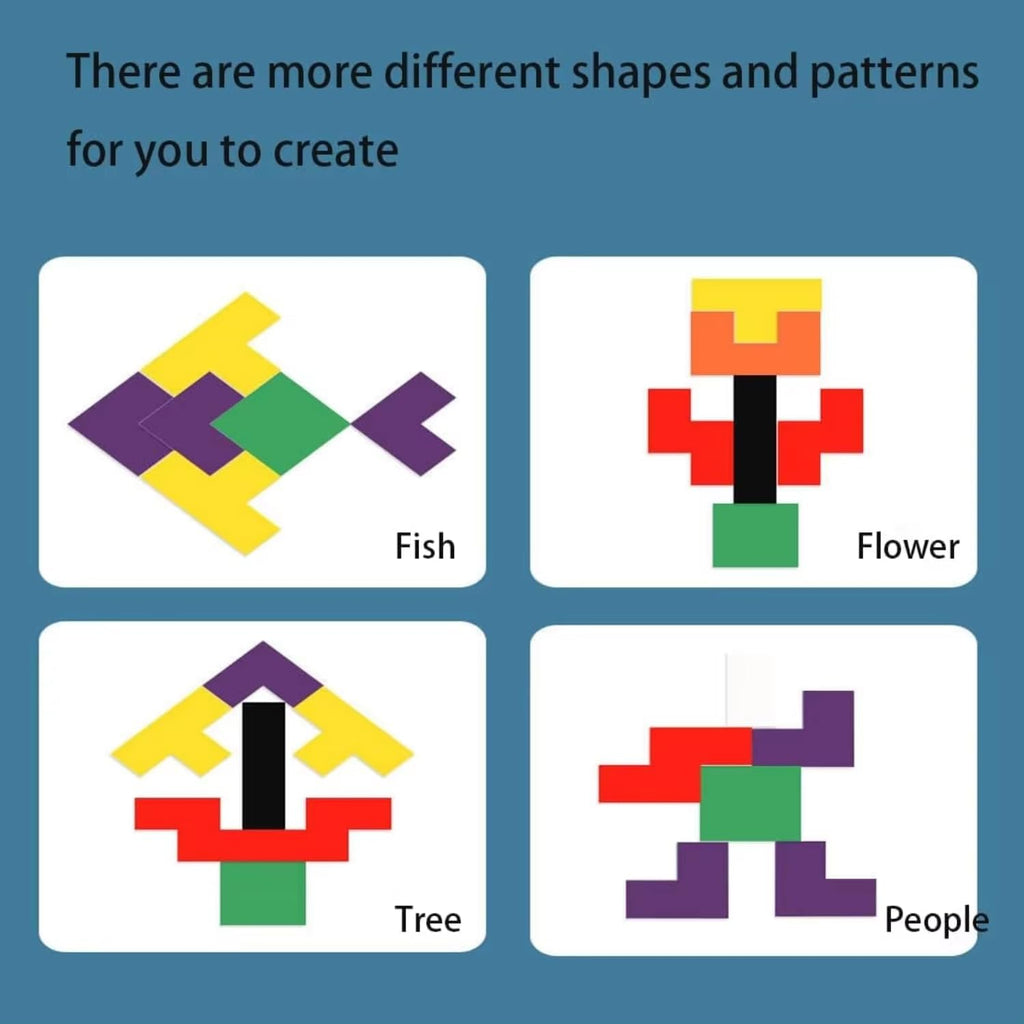 Wooden Montessori Puzzle Toy for Kids & Adults – Brain Teaser & Learning Game