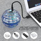 Rechargeable RGB Flying Spinner Ball Toy | 360° Magic Hover Boomerang