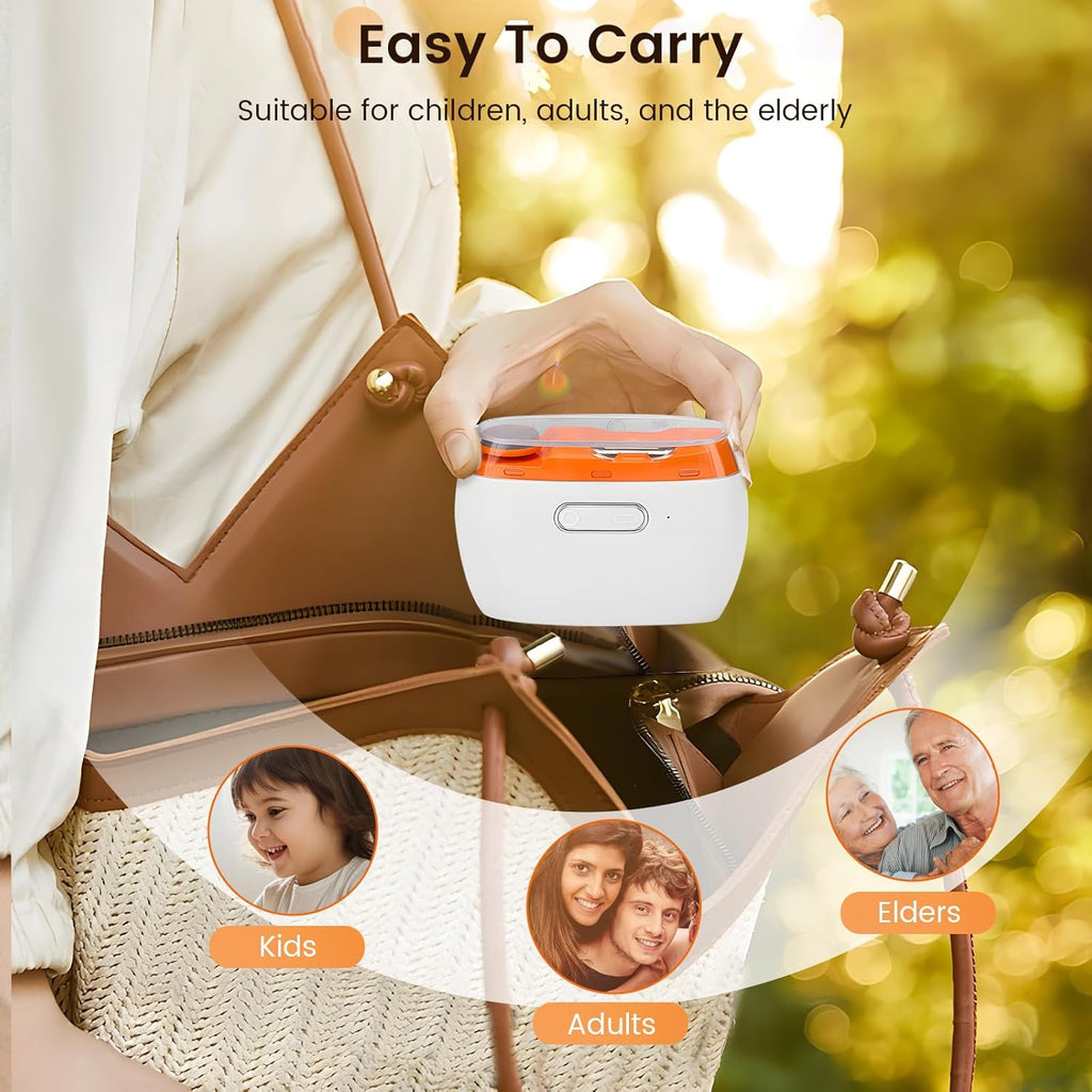 2-Speed Electric Nail Clipper & Polisher with LED, Safe for Kids & Seniors