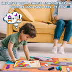 Wooden Montessori Puzzle Toy for Kids & Adults – Brain Teaser & Learning Game