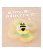 Baby Spinner Toys with Suction Cups (Pack of 3) | Silicone Fidget Spinners for Kids & Babies | BPA-Free Bath & Travel Toys